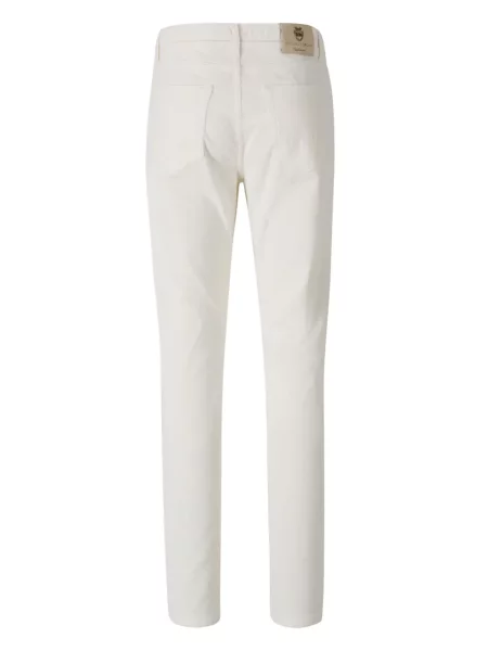 Pantaloni Richard J. Brown cu 5 buzunare alb