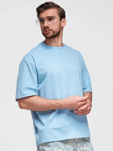 Ombre Tričko světlemodrá