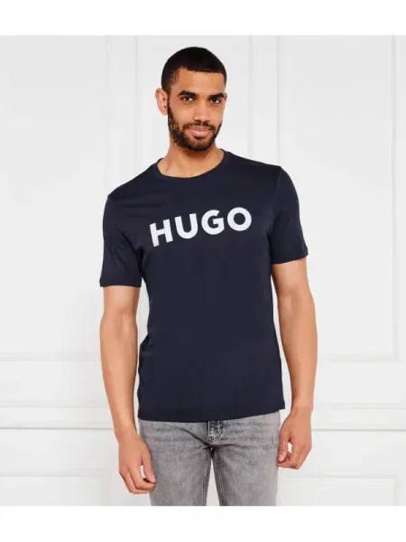 HUGO Tricou Dulivio albastru