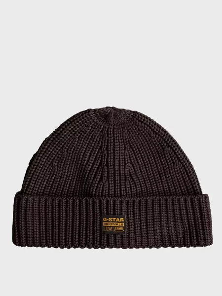 Шапка G-star Raw коричнева