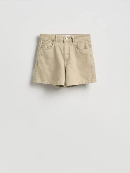 Reserved Pantaloni scurți din denim verde