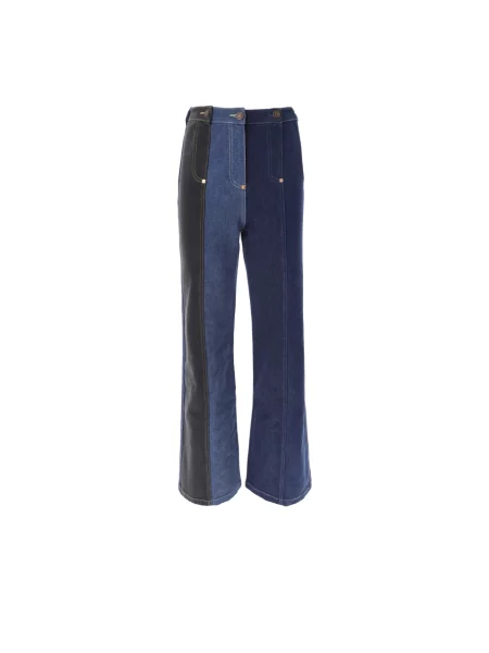 Jeansy dzwony Moschino dzwony