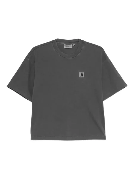 Tricou Carhartt Wip cu autograf gri