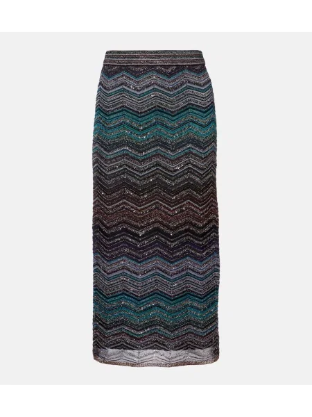 Fustă midi Missoni până la genunchi