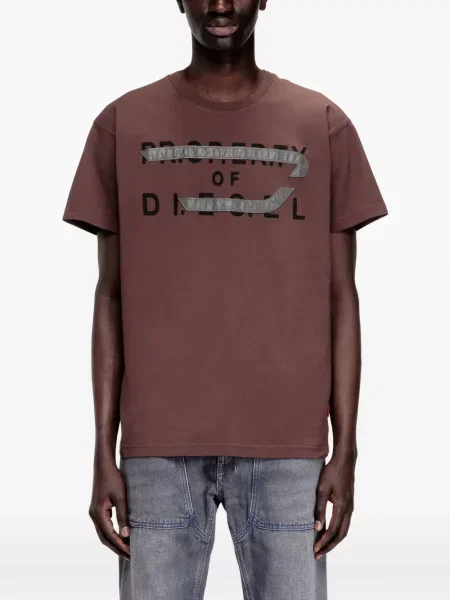 Tricou Diesel maro