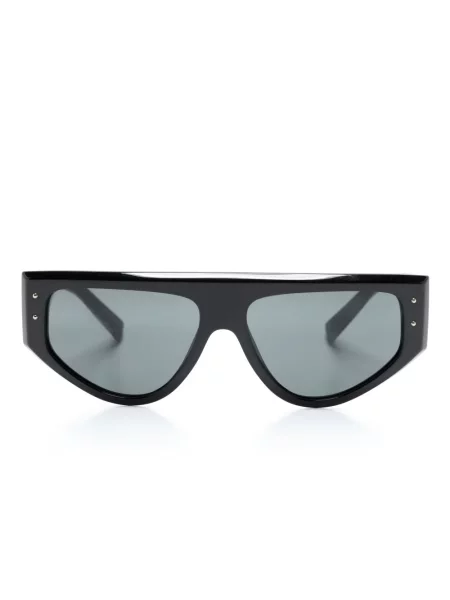 Ochelari de soare Dolce & Gabbana Eyewear cu imprimeu geometric negru