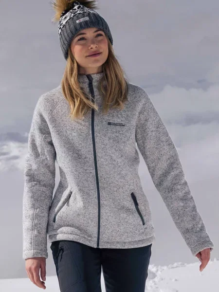 Nevis – bluza z kapturem i futrzaną podszewką Grey