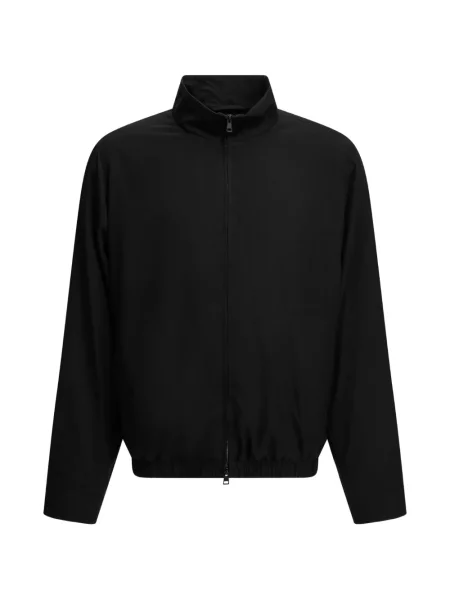 Geacă Our Legacy drapată din țesătură twill negru