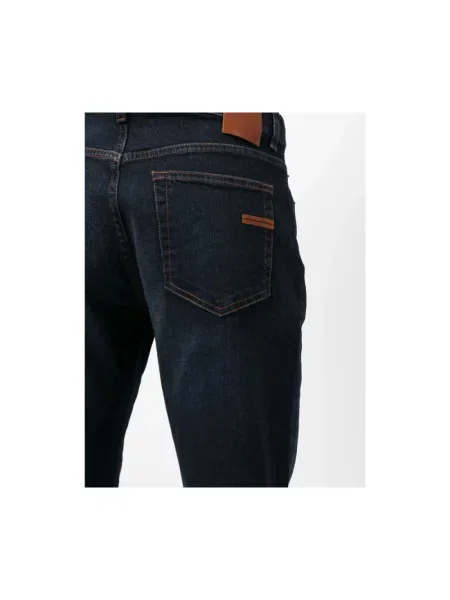 Jeansy Zegna niebieskie