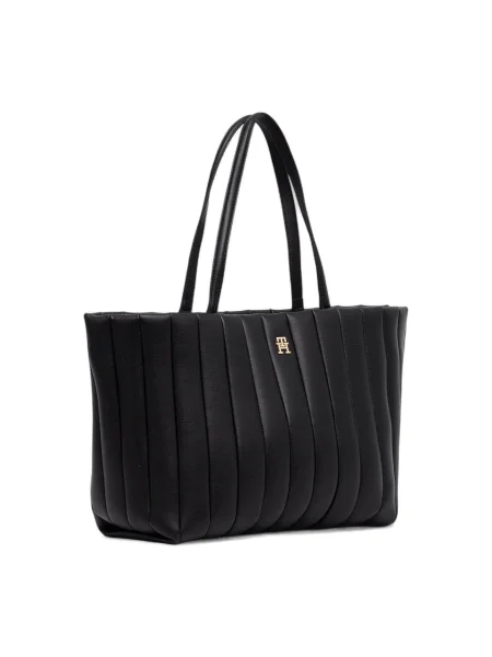Geantă shopper Tommy Hilfiger negru