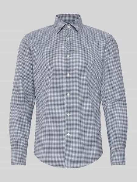 Koszula biznesowa o kroju regular fit z mankietem kombinowanym model P-JOE-K' Boss czarna