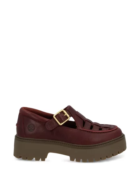 Pantofi loafer Timberland cu cataramă roșu