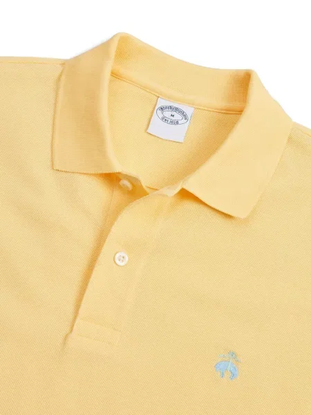 Polokošeľa Brooks Brothers žltá
