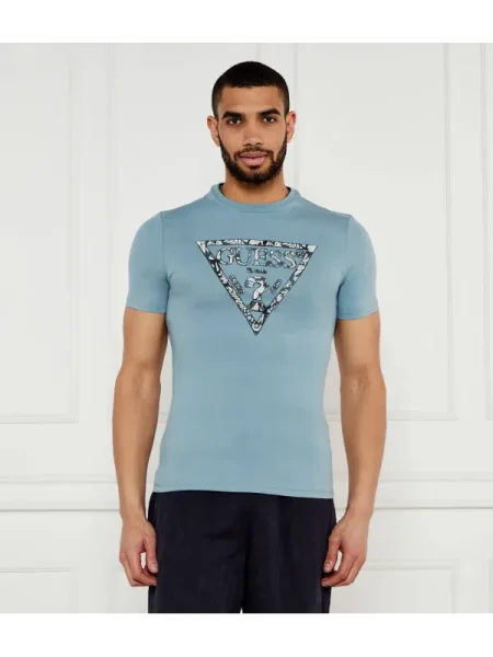 GUESS Tricou albastru