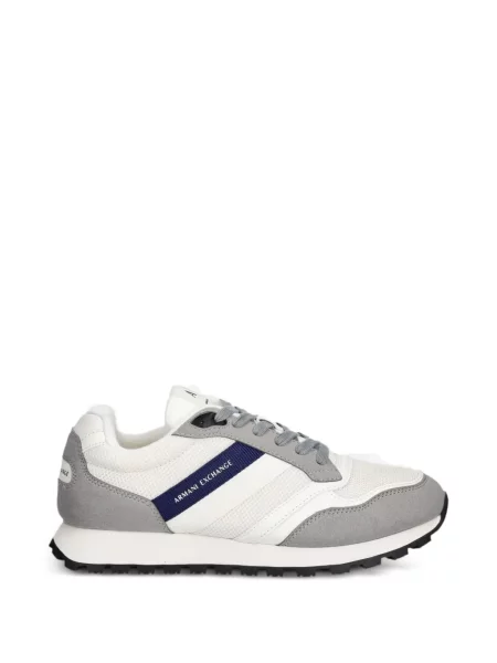 Sneakerși Armani Exchange cu imagine alb