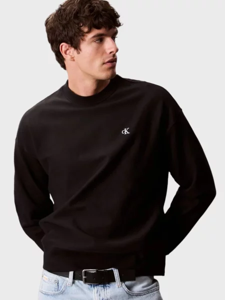 Махровый свитшот Calvin Klein Jeans черный