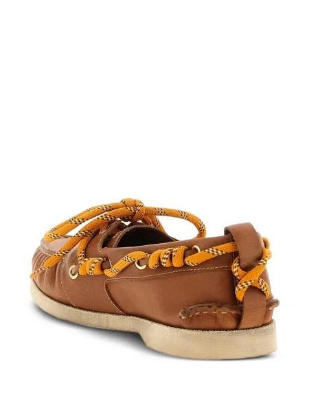Kožne loaferice Golden Goose smeđa