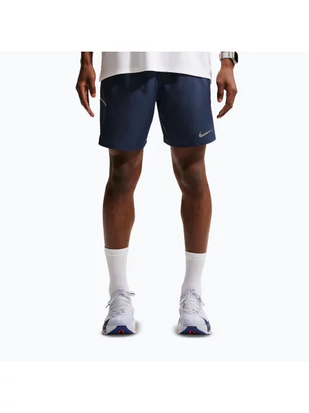 Pantaloni scurți de alergare pentru bărbați Nike Miler Dri-Fit Brief midnight navy
