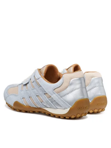 Tenisice Geox D Snake Original Svijetloplava smeđa