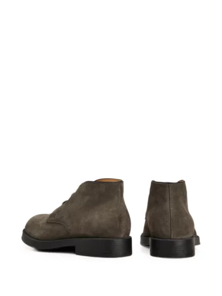Ghete desert Tod's din piele de căprioară verde