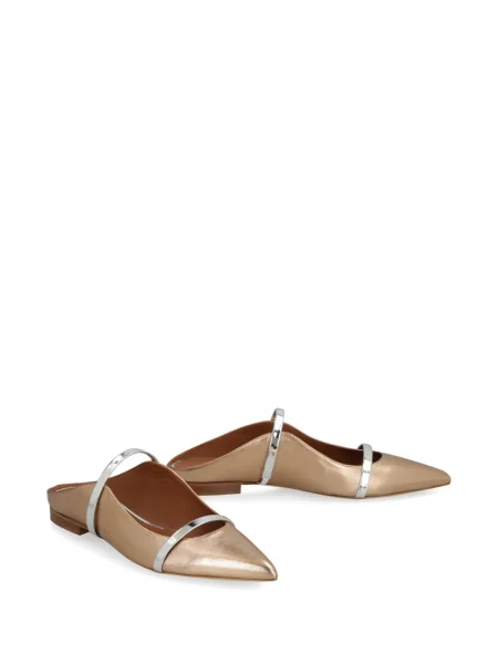 Papuci tip mules Malone Souliers auriu