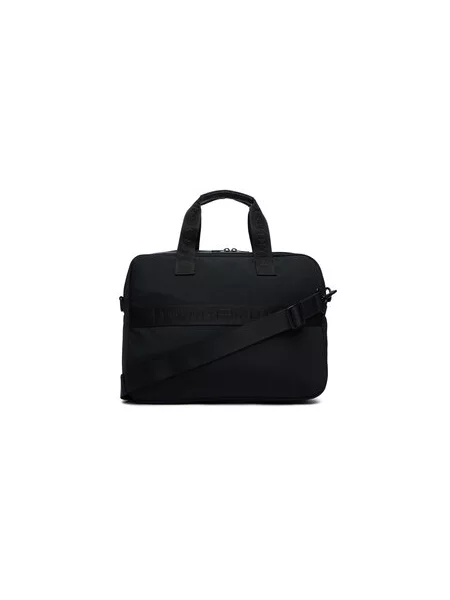 TOMMY HILFIGER Taška na notebook čierna