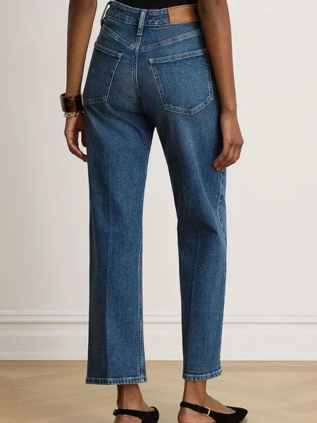 Lauren Ralph Lauren blugi straight pentru femei albastru