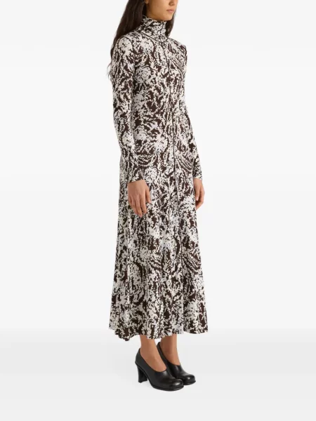 Rochie maxi Proenza Schouler White Label din jerseu alb