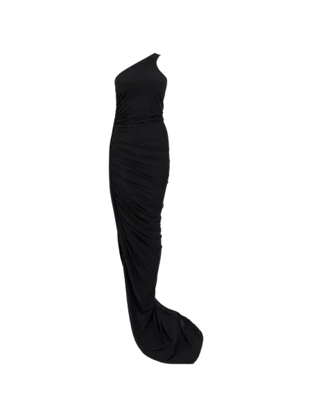 Макси рокля Rick Owens Lilies черно