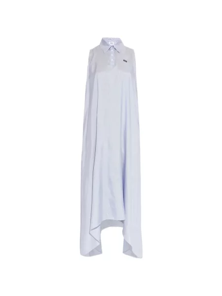 Rochie maxi Vetements de mătase de costum albastru