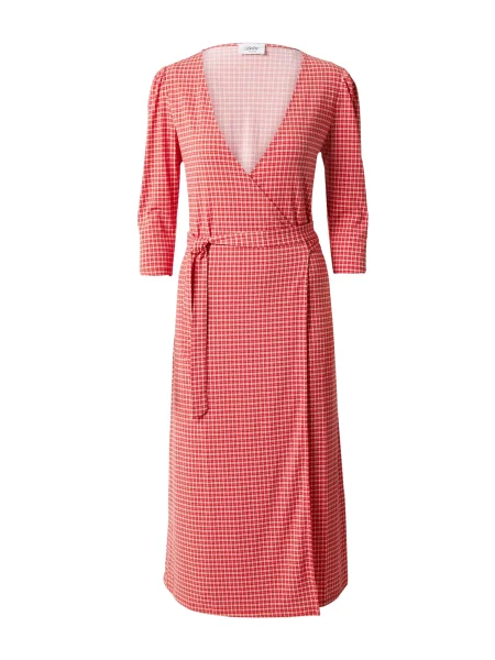Bella x ABOUT YOU Rochie Danika roși aprins alb