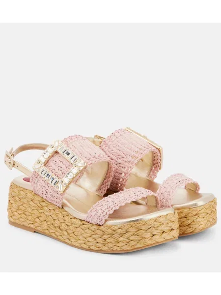 Sandale Roger Vivier cu platformă roz
