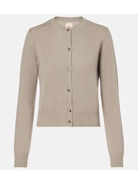 Cardigan Jardin Des Orangers din cașmir bej