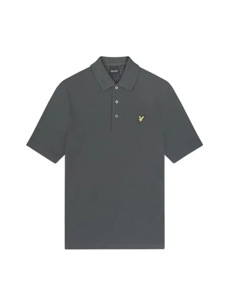 Koszulka polo Lyle & Scott z krótkim rękawem zielona