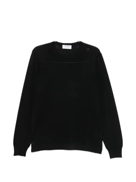 Pulover Gran Sasso tricotate cu decolteu rotund negru
