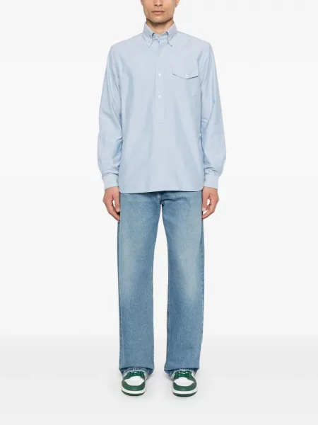 Kostkované kraťasy Polo Ralph Lauren s výšivkou červené