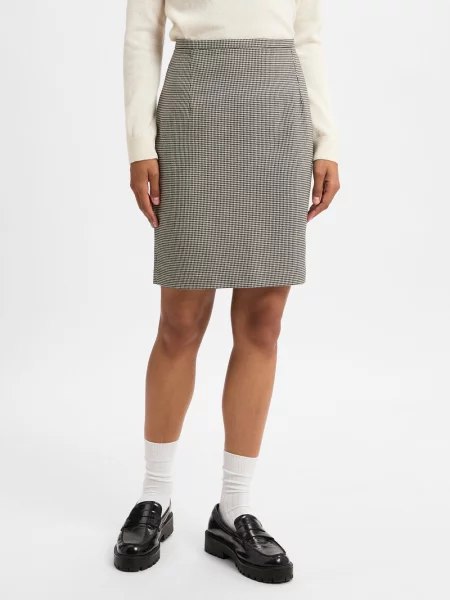 Franco Callegari spódnica mini Kobiety czarny|biały wzorzysty 34 biała