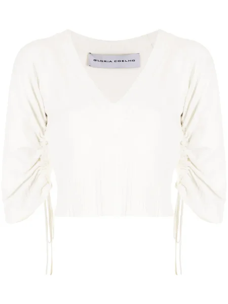 Krótka bluzka Gloria Coelho biała