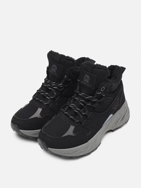 Черевики YUKI екошкіра чорний