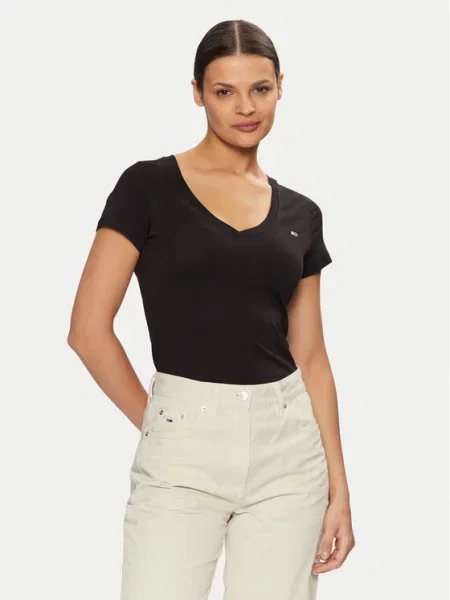 Tommy Jeans Majica crna