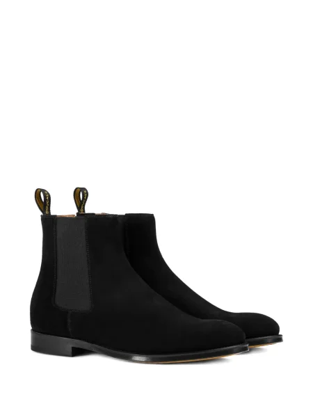 Botine Doucal's din piele de căprioară negru