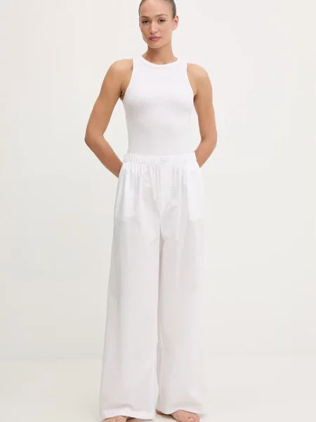 Calvin Klein Underwear pyžamové nohavice dámske biela