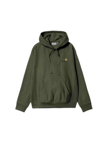 Bluza z kapturem Carhartt Wip z kapturem zielona