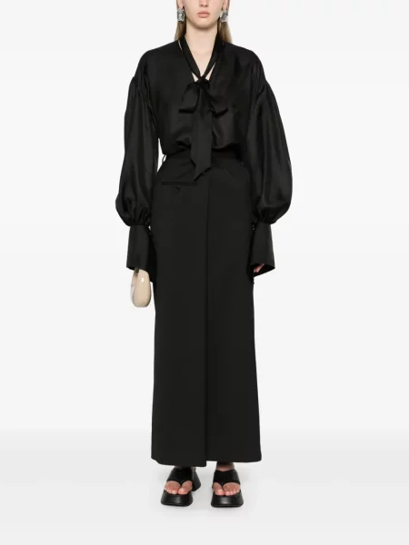 Maxi sijonas Mm6 Maison Margiela juoda