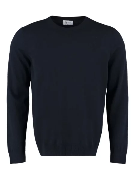 Pulover The (alphabet) cu decolteu rotund negru