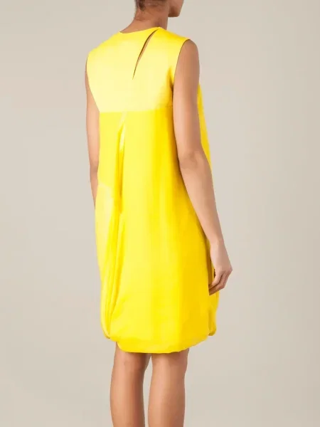 Rochie Maison Rabih Kayrouz de costum galben
