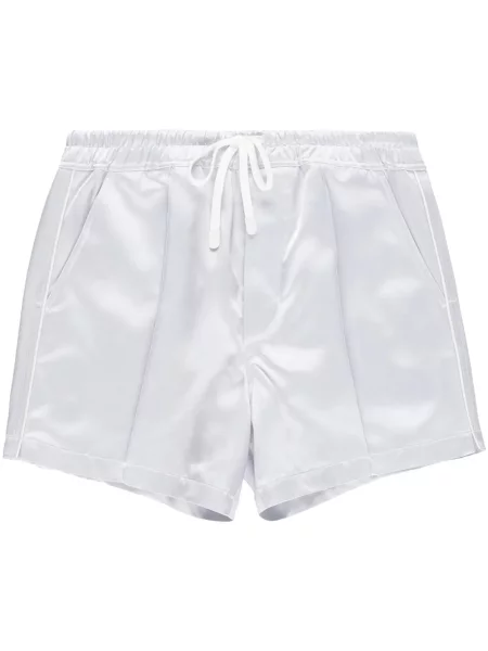 Pantaloni scurți Tom Ford din satin albastru