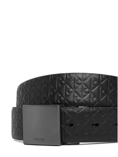 Remen Calvin Klein Dress Plaque Pebble Aop Ad crna