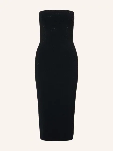 Ted Baker Sukienka Koktajlowa Noreia Z Kamieniami Ozdobnymi schwarz czarna