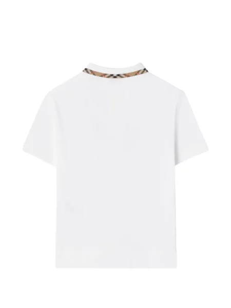 Koszulka polo dziecięca Burberry biała